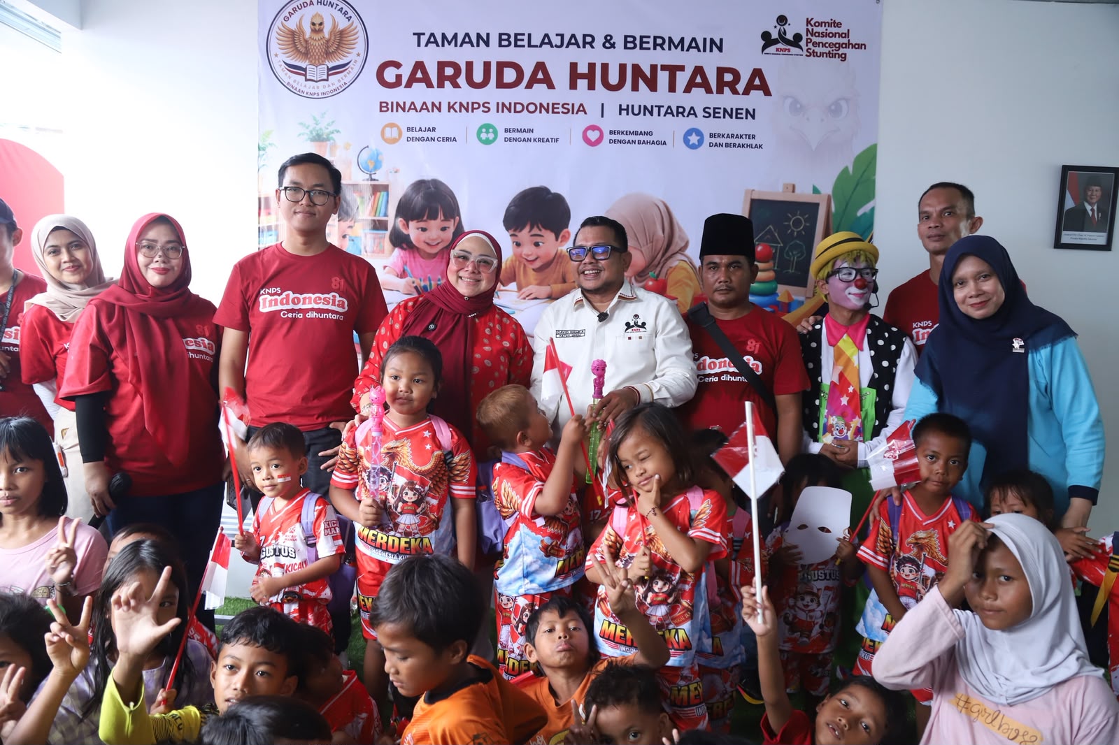 KNPS Indonesia Resmikan Taman Belajar Garuda Huntara, Dorong Pendidikan Anak di Senen Jakarta